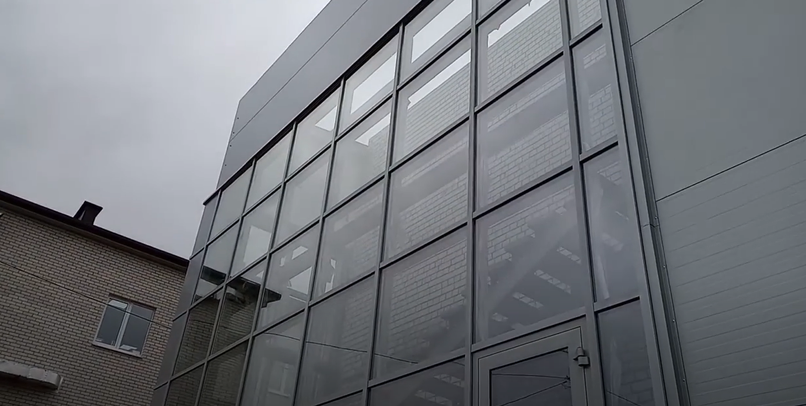 Монтаж алюминиевых фасадов